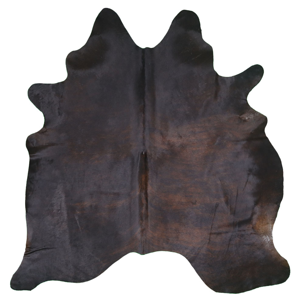 Marhabőr szőnyeg – fekete csíkos 215 × 195 cm