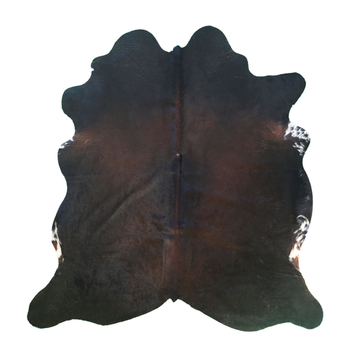 Marhabőr szőnyeg – sötét 200 × 190 cm