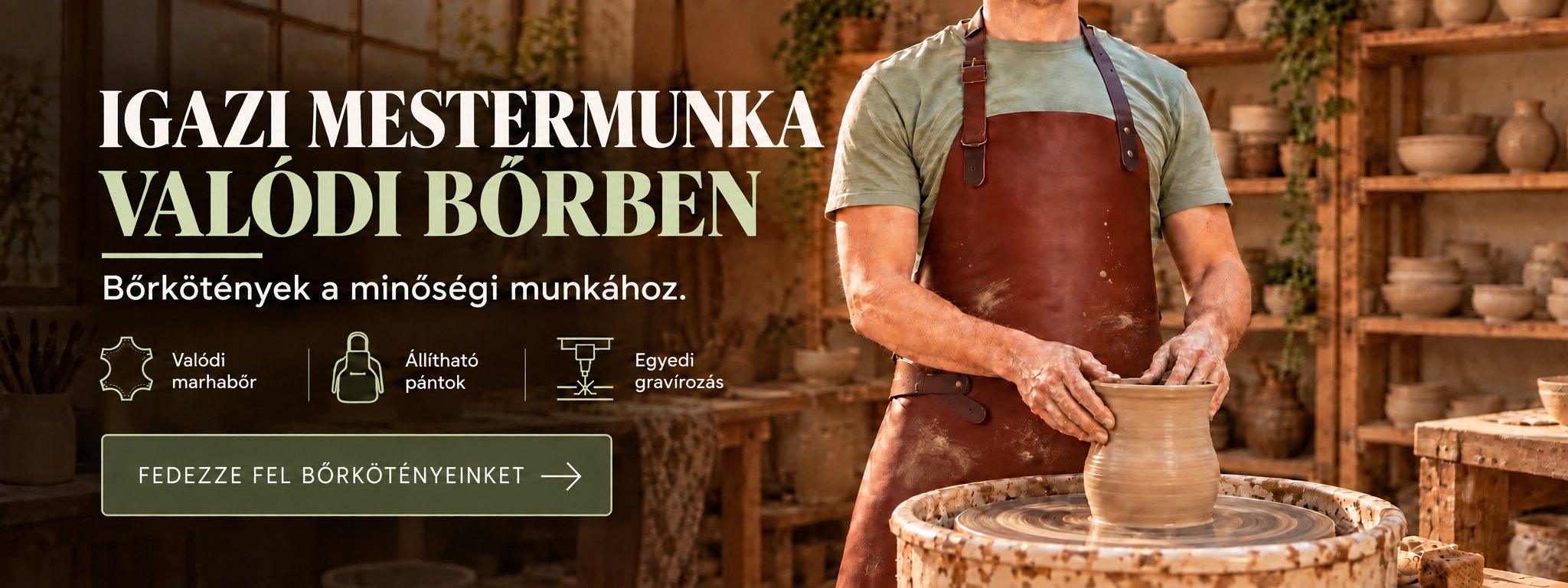 Bőrkötények a minőségi munkához – fedezze fel bőrkötényeinket